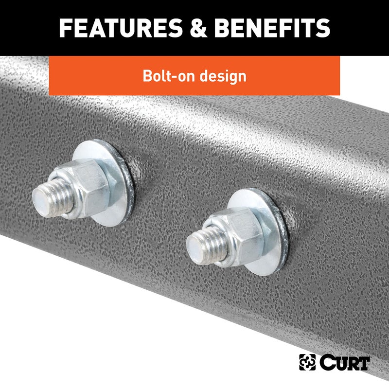 CURT 17005 Weight Distribution Hitch Bolt-On Hookup Brackets - Image 5